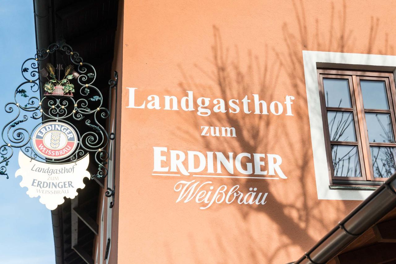 Landgasthof Zum Erdinger Weissbrau Hotel Rosenheim Exterior foto